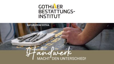 In Stein gemeißelt.